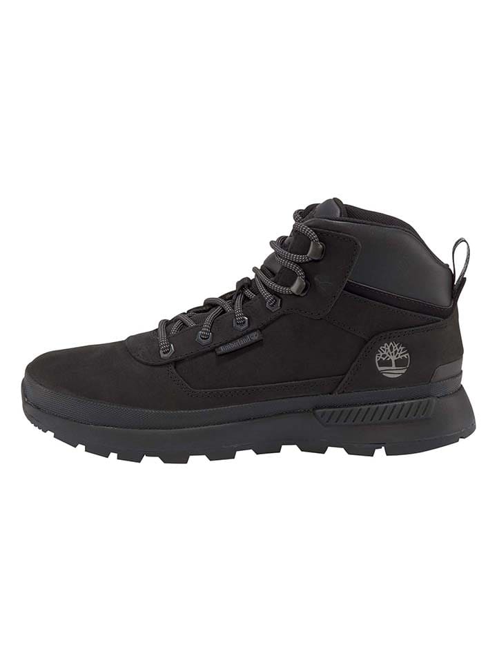 Timberland Кожаные ботинки "Field Trekker" черного цвета