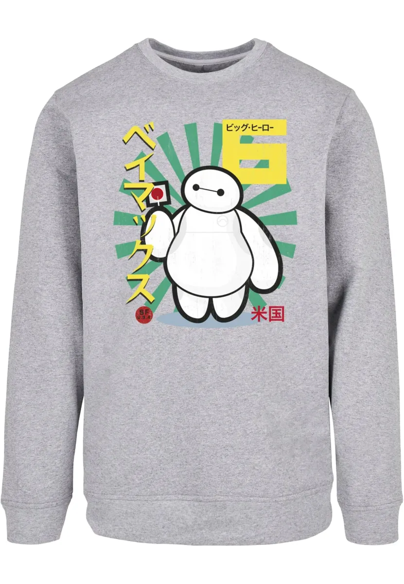 

Свитер с круглым вырезом ABSOLUTE CULT "ABSOLUTE CULT Men's Big Hero 6 - Baymax Lollypop Crewneck", серый