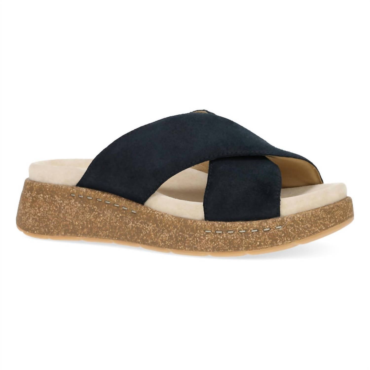 Women's Bridget Cross-Band Slide Sandal In Black Dansko