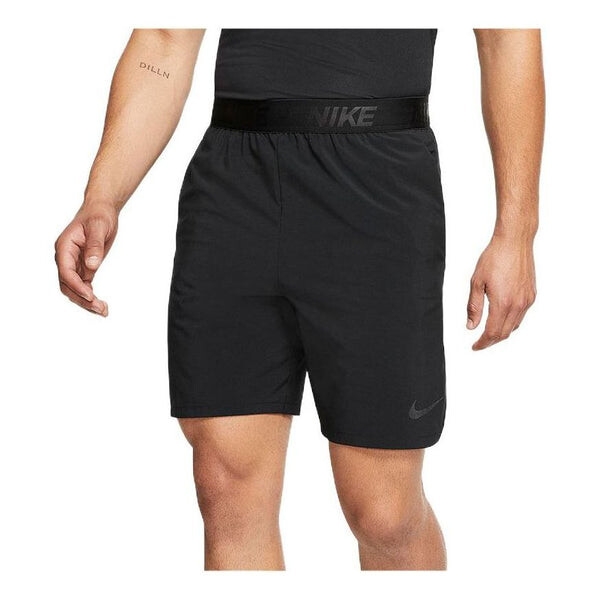 

Шорты men's solid color elastic waistband sports shorts black Nike, мультиколор