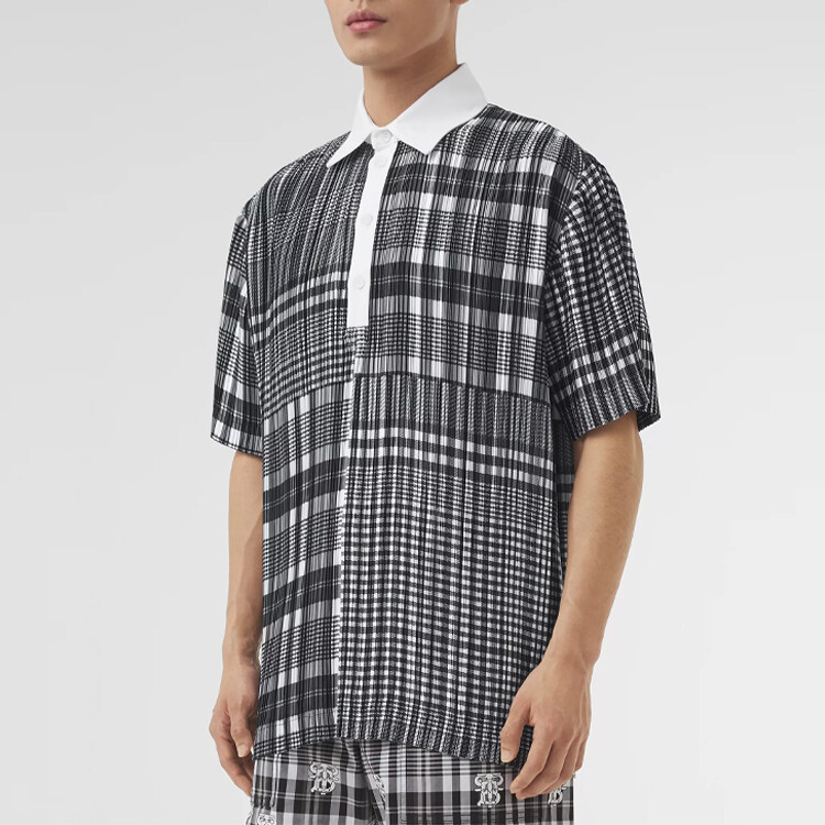 Рубашка-поло Burberry унисекс, цвет черный — фото 4