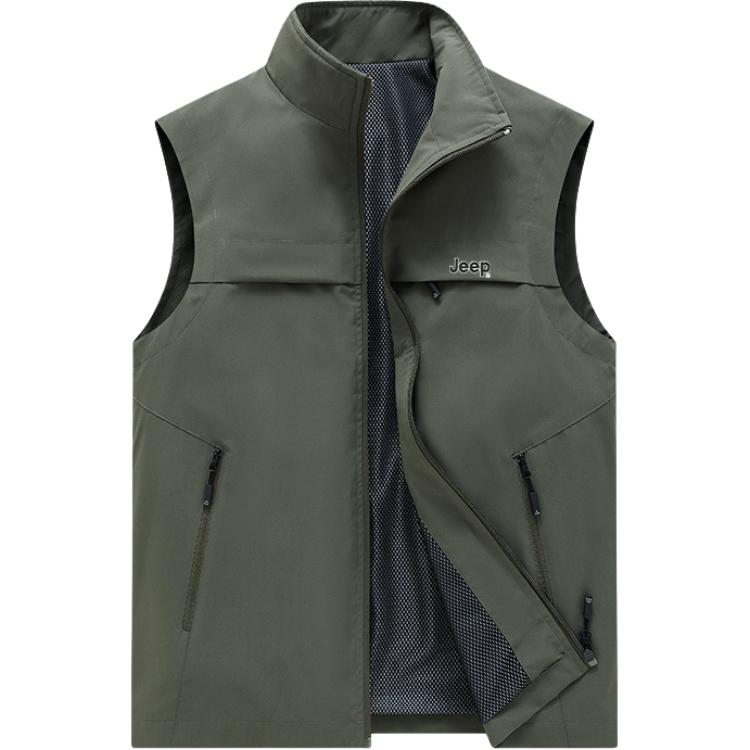 

Жилет Unisex Stand Collar Moderate Workwear Jeep, army зеленый