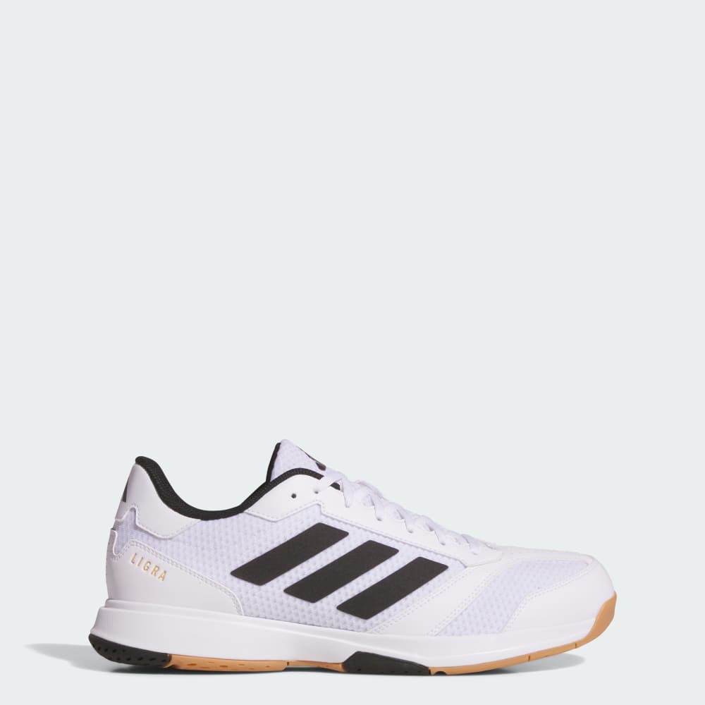 

Кроссовки Adidas Ligra 8 Indoor Shoes, цвет Cloud White/Core Black/Cloud White