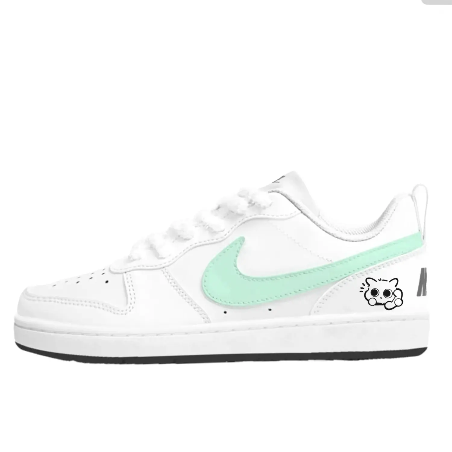 

Nike Court Borough Mochi Pudding легкие амортизирующие низкие детские скейтборд кроссовки light green kids