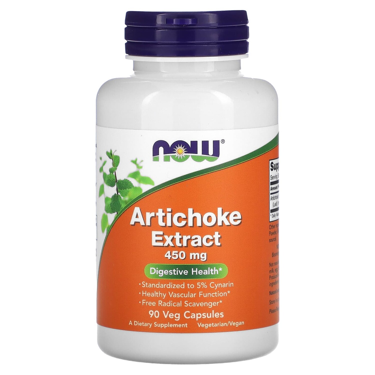 

Now Foods Экстракт артишока 450 мг 90 вегетарианских капсул
