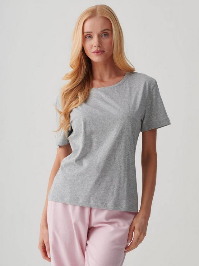 

Футболка из чистого органического хлопка с круглым вырезом British Boxers, Heather Grey