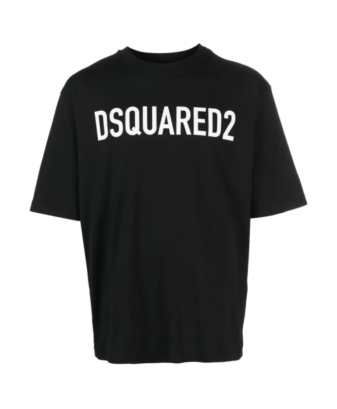 

Футболка с круглым вырезом и поло Dsquared2, черный