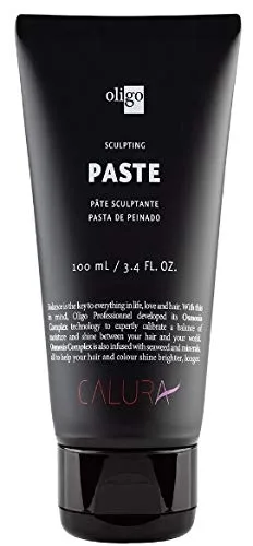 Oligo Professionnel - Calura Sculpting Paste - Паста для укладки волос для мужчин и женщин - Сильная фиксация - Матовый финиш для аккуратной укладки - Без парабенов и сульфатов - 95 мл