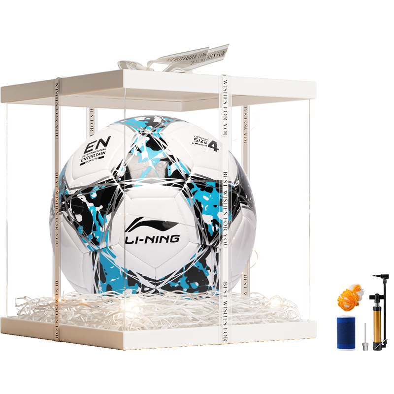 

Футбольный мяч Li-Ning Kids, белый box