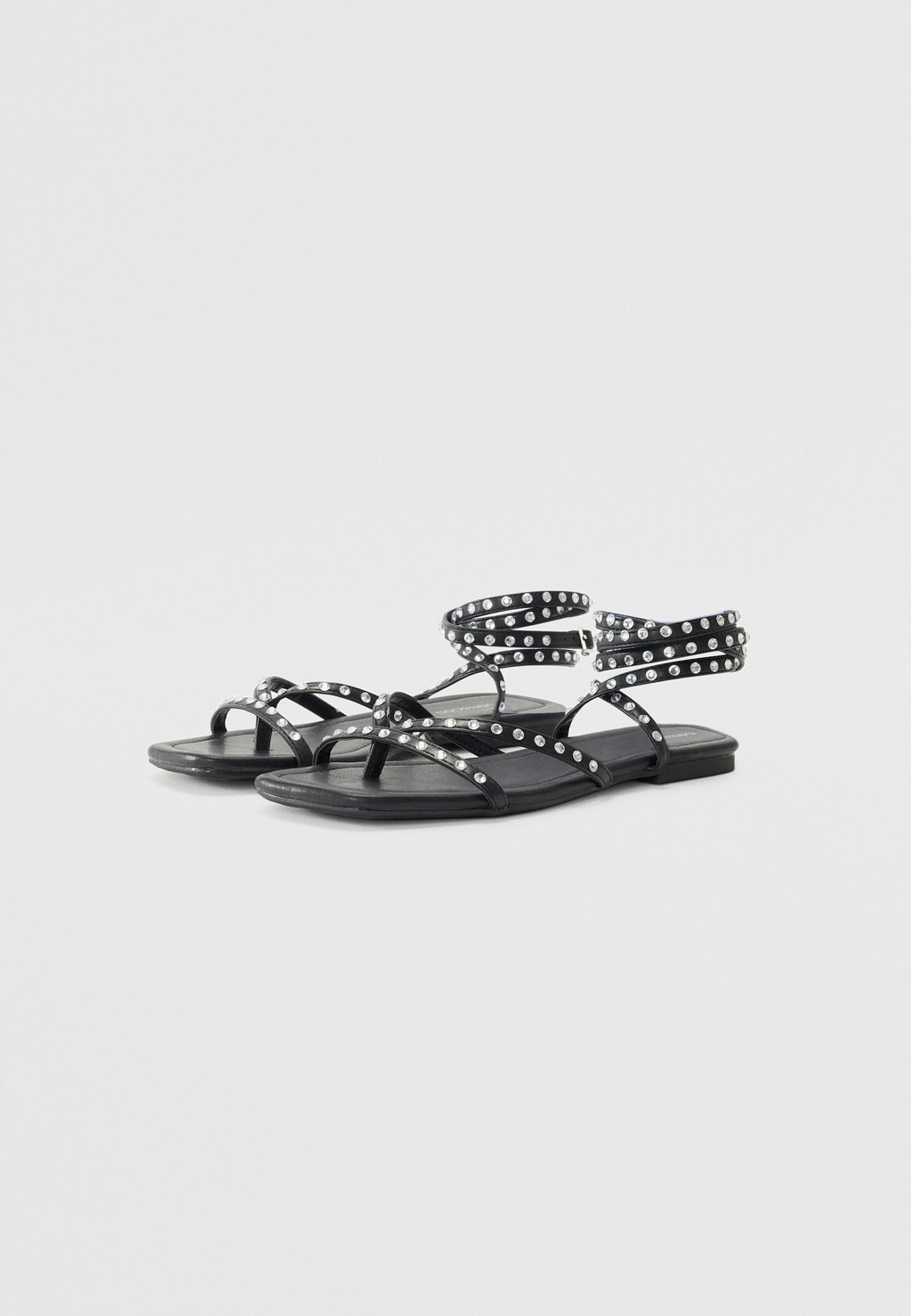 Сандалии с манжетой на щиколотке T-bar sandals Even&Odd, черный — фото 2