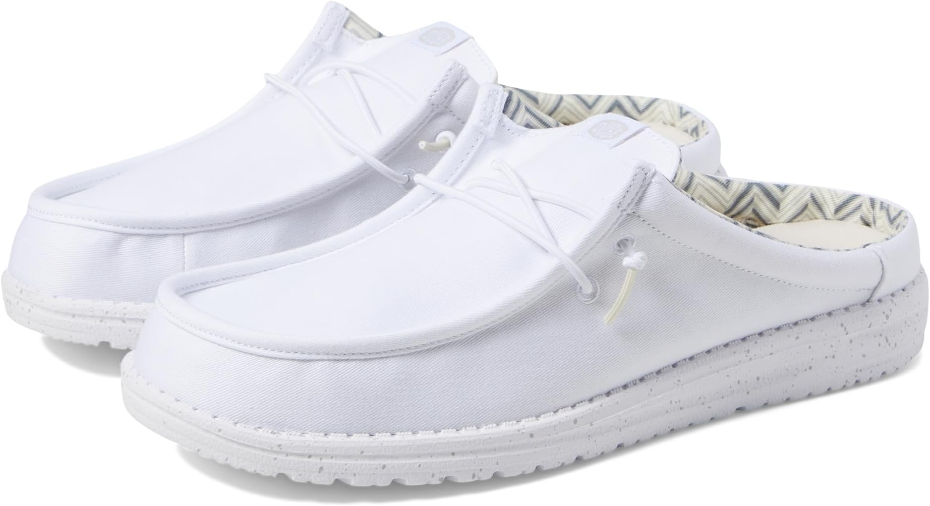 

Кроссовки Hey Dude Wally Slip Canvas, White/White