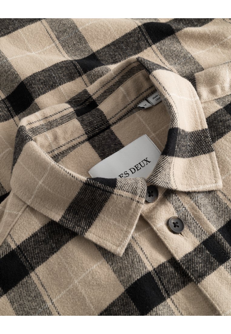 

Рубашка LENNON CHECK OVERSHIRT Les Deux, бежевый