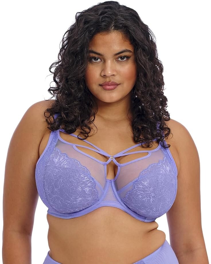 

Бюстгальтер elomi Brianna Underwire Strappy Plunge, цвет Jacaranda