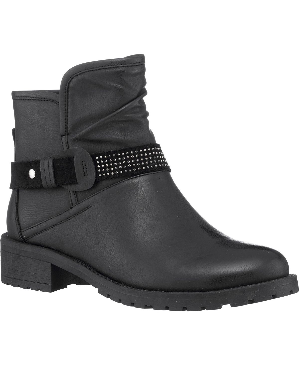 

Женские мото-ботинки до щиколотки GC Shoes, черный