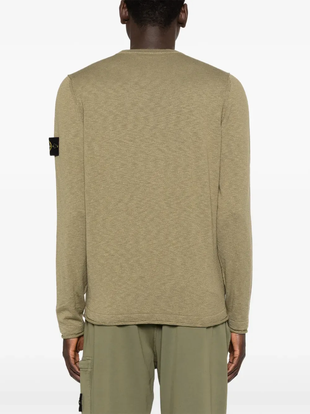 Джемпер с длинными рукавами Stone Island, зеленый — фото 4