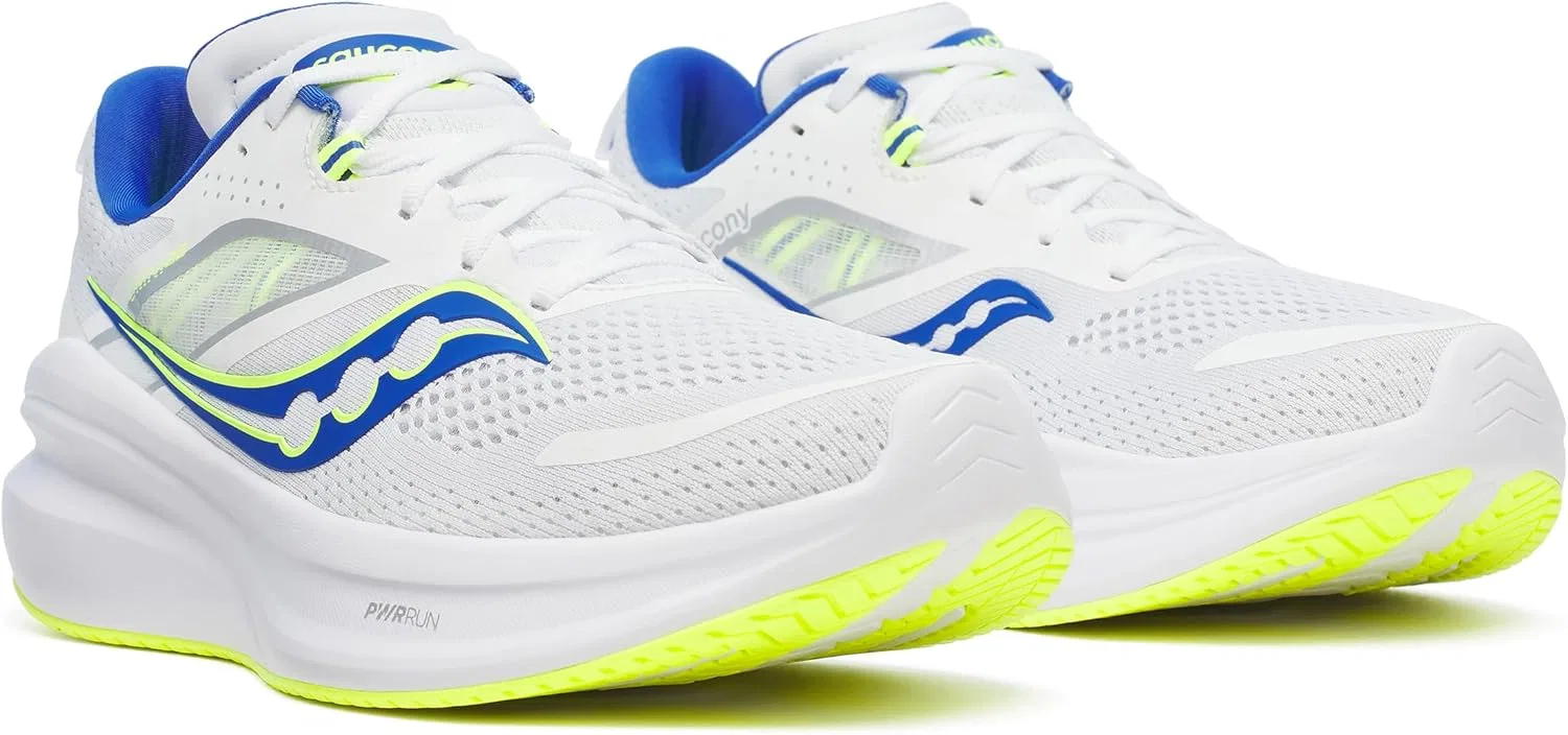 Мужские кроссовки Saucony Omni 22, White Lapis Lazuli — фото 2