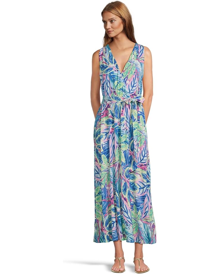 

Платье Tommy Bahama Frond Grove Sleeveless Maxi Dress, цвет Cyber Light