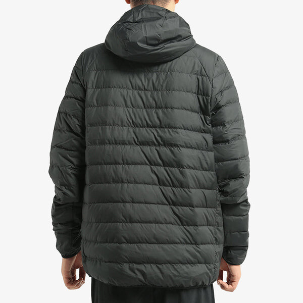 Пуховик Nike LeBron James Athleisure Casual Sports Stay Warm hooded down Jacket Dark Green, зеленый — фото 3