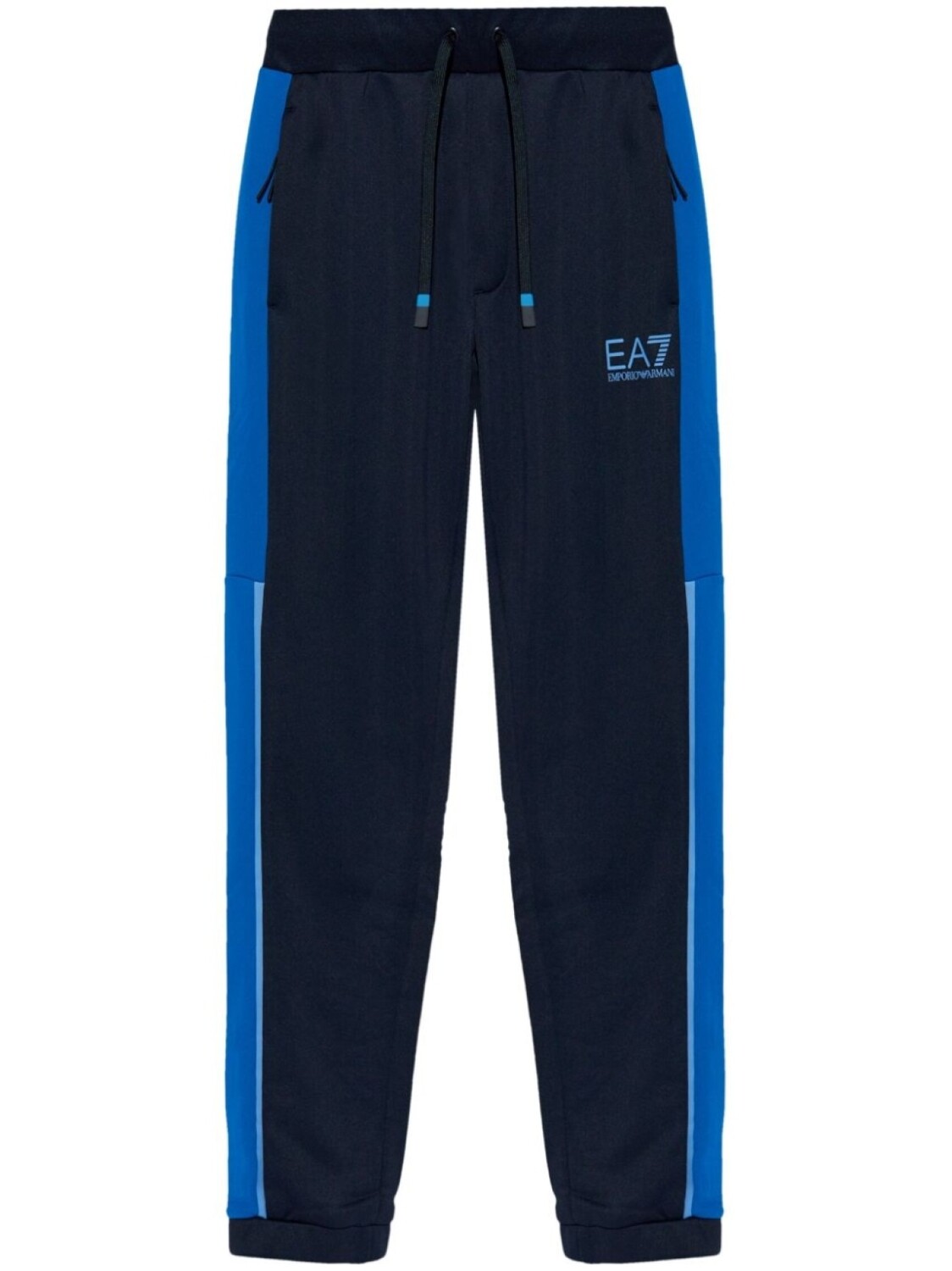 

Спортивные брюки с логотипом Ea7 Emporio Armani, синий