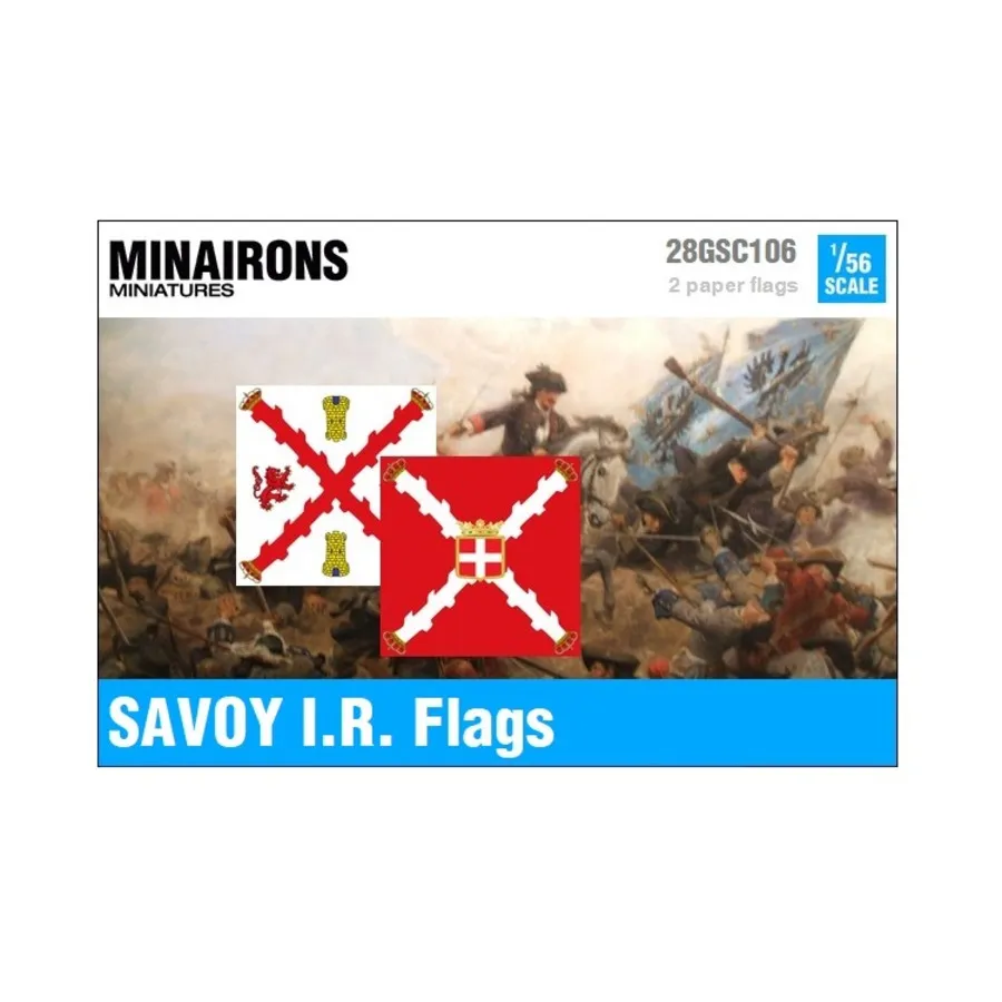 

Флаги Савойи ИК, War of Spanish Succession - Decals & Flags (1:56)
