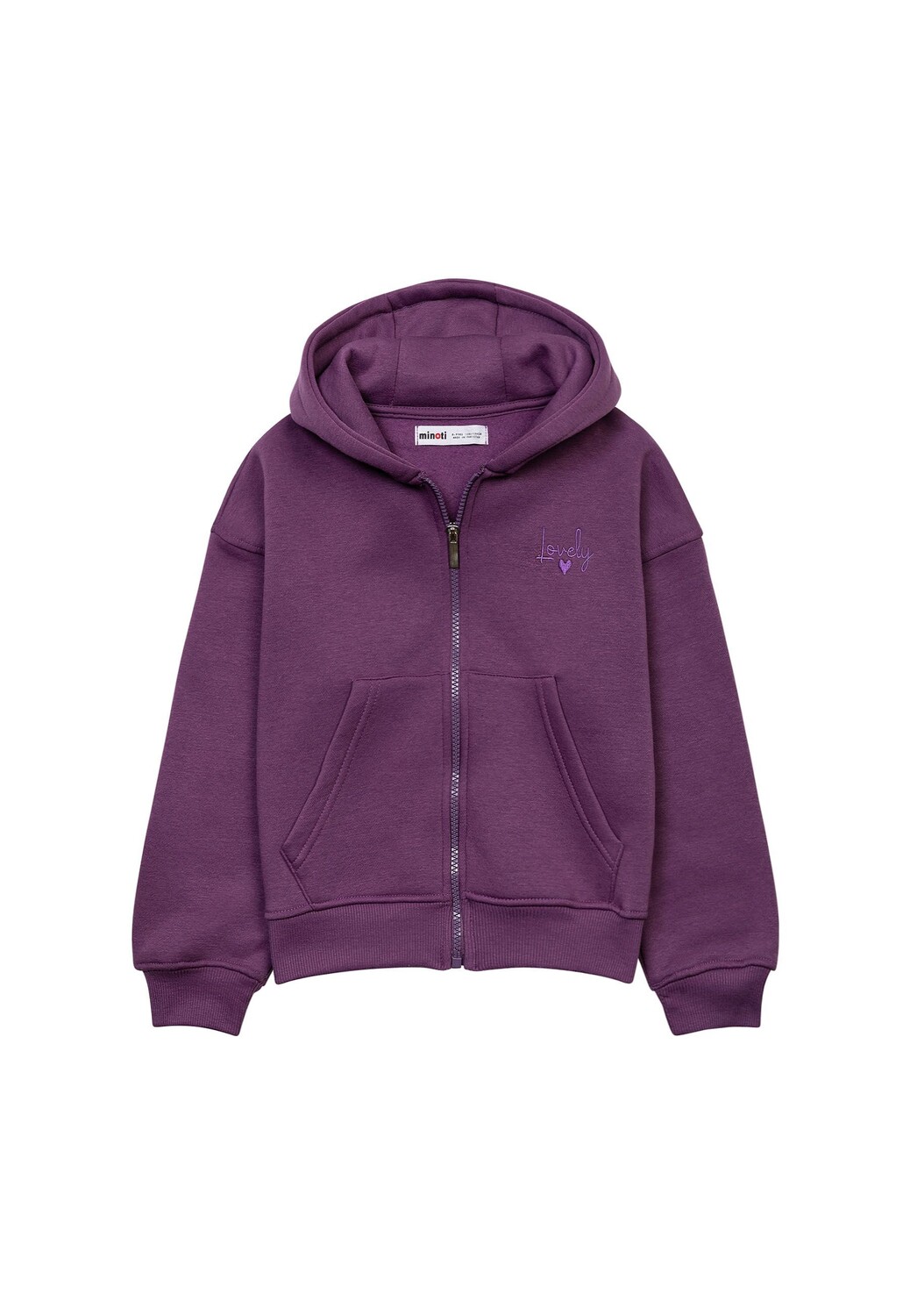 

Толстовка Minoti Sweatjacken 12ZIPEMB 1, фиолетовый