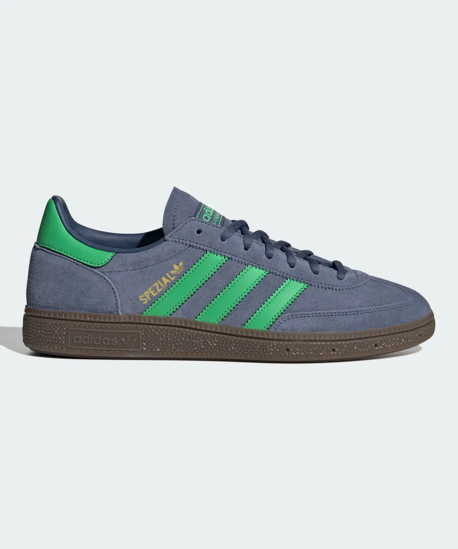 Кроссовки для мужчин и женщин из кожи и синтетики Handball Spezial adidas Originals голубые