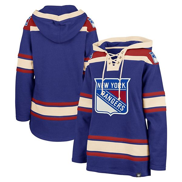 

Женский худи '47 blue new york rangers superior lacer Unbranded