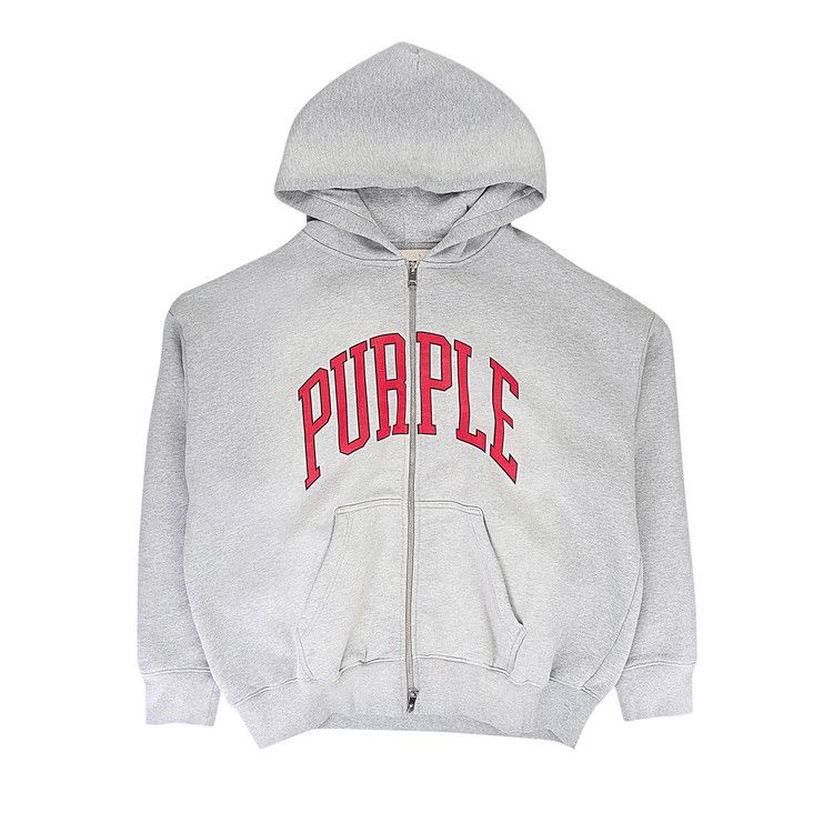 

Худи PURPLE BRAND Collegiate Zip Up Hoodie, Heather