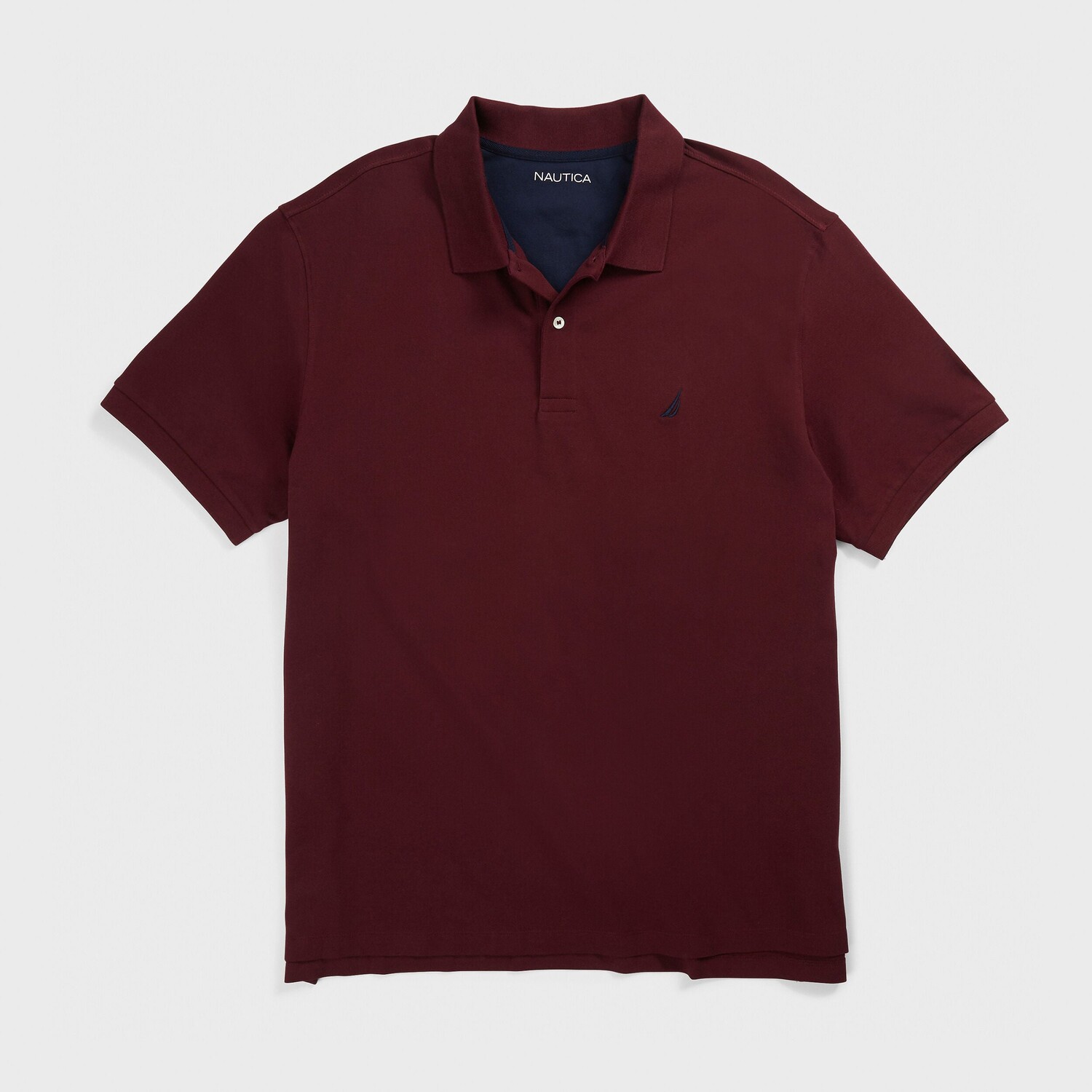

Мужская футболка-поло из эластичной сетки Nautica Big & Tall, цвет Royal Burgundy