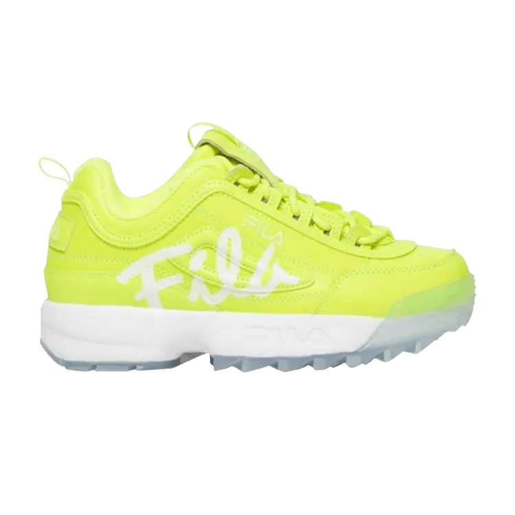 

Кроссовки Fila Disruptor 2 Script Kids, Safety Yellow