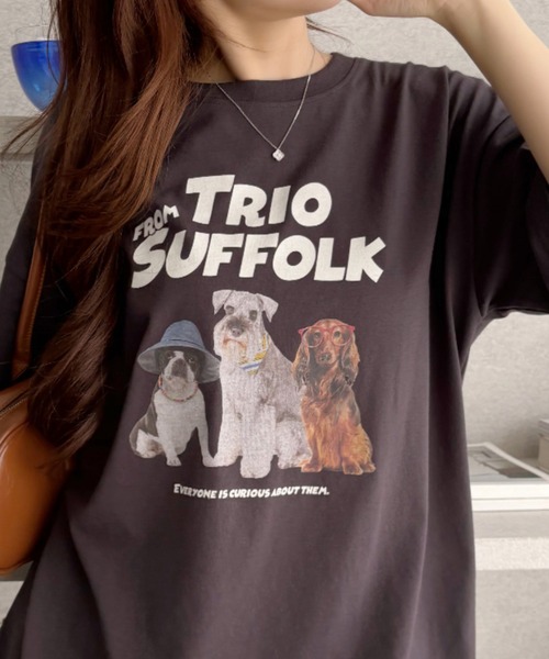 

Футболка с коротким рукавом, принт «Три собаки» Good Riddance