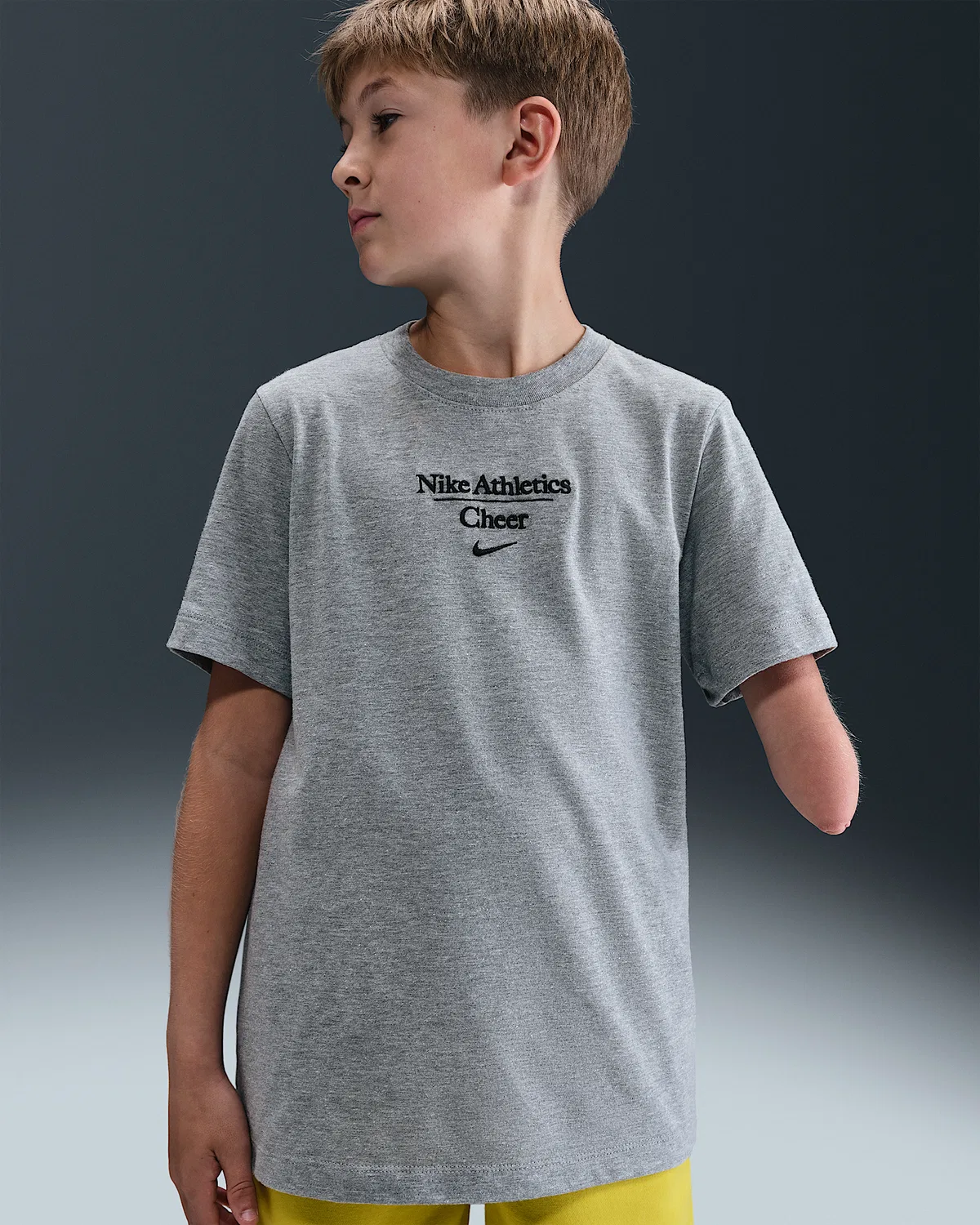 Детская футболка Nike Cheer, Dark Grey Heather