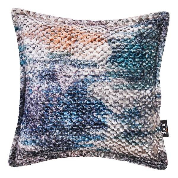 

Наволочка twentyfour Glam Colour, 45 см цвет meerblau