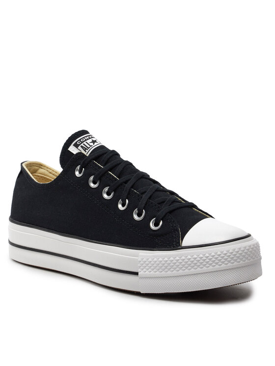 Тканевые кроссовки Chuck Taylor All Star Lift Ox 560250C Converse, черный — фото 3