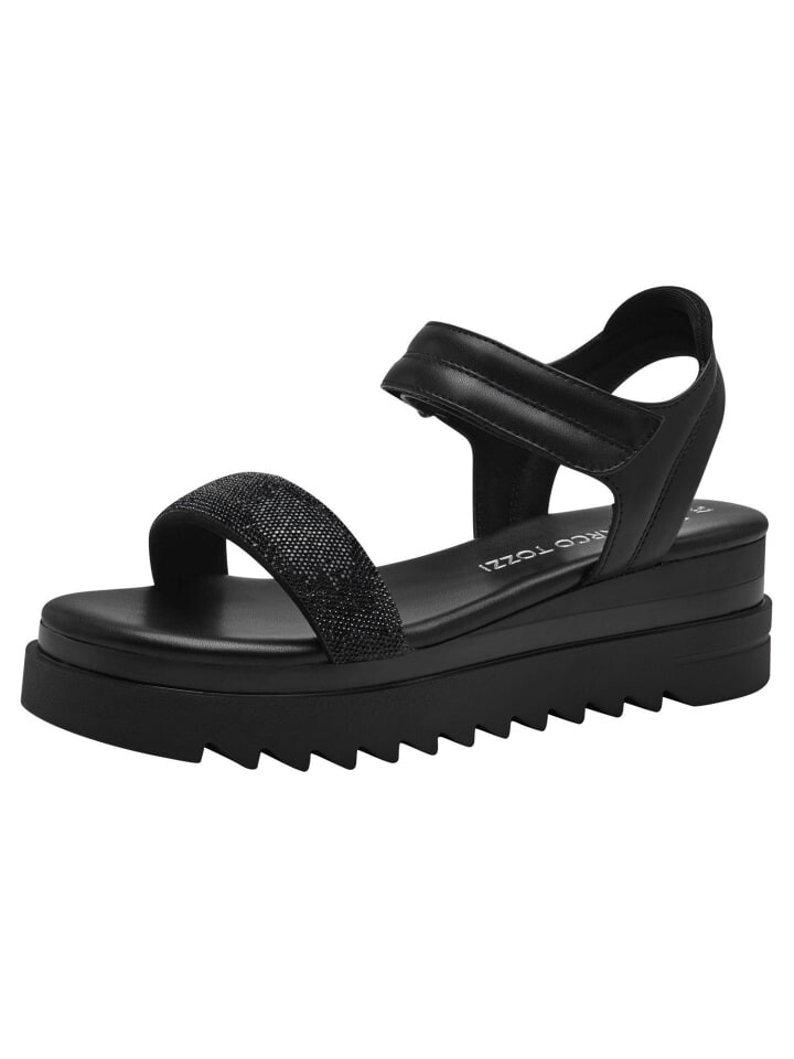 

Классические босоножки Marco Tozzi, цвет black comb