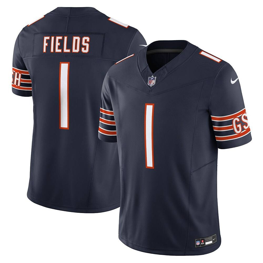 

Мужские кроссовки Nike Justin Fields Navy Chicago Bears Vapor F. Ограниченный Джерси, цвет Brs Navy