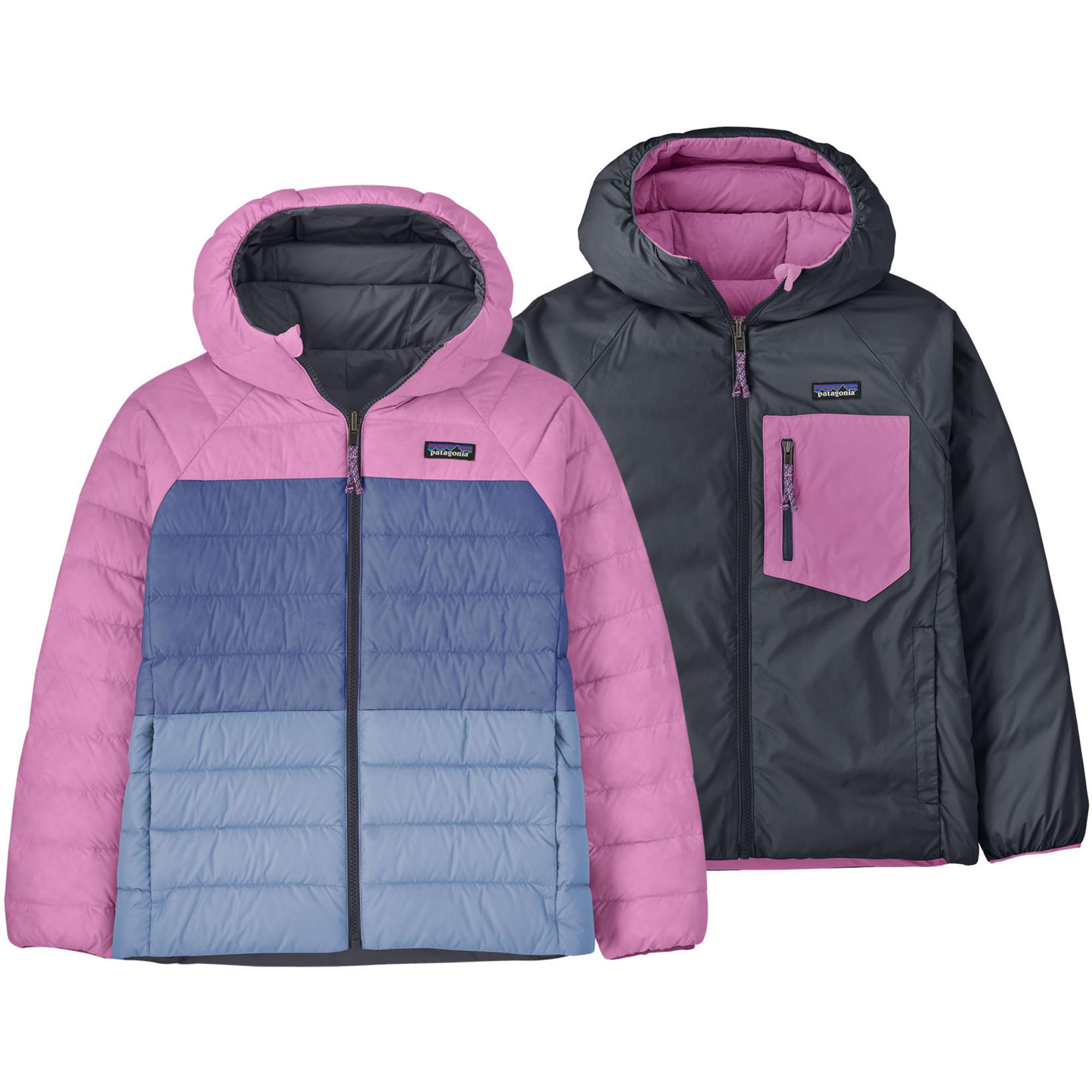 Детская двусторонняя пуховая толстовка с капюшоном Patagonia, Smolder Blue — фото 4