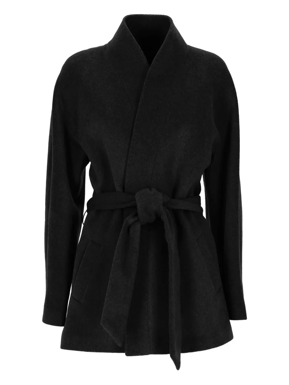 

Пальто с поясом Chiara Ferragni, черный