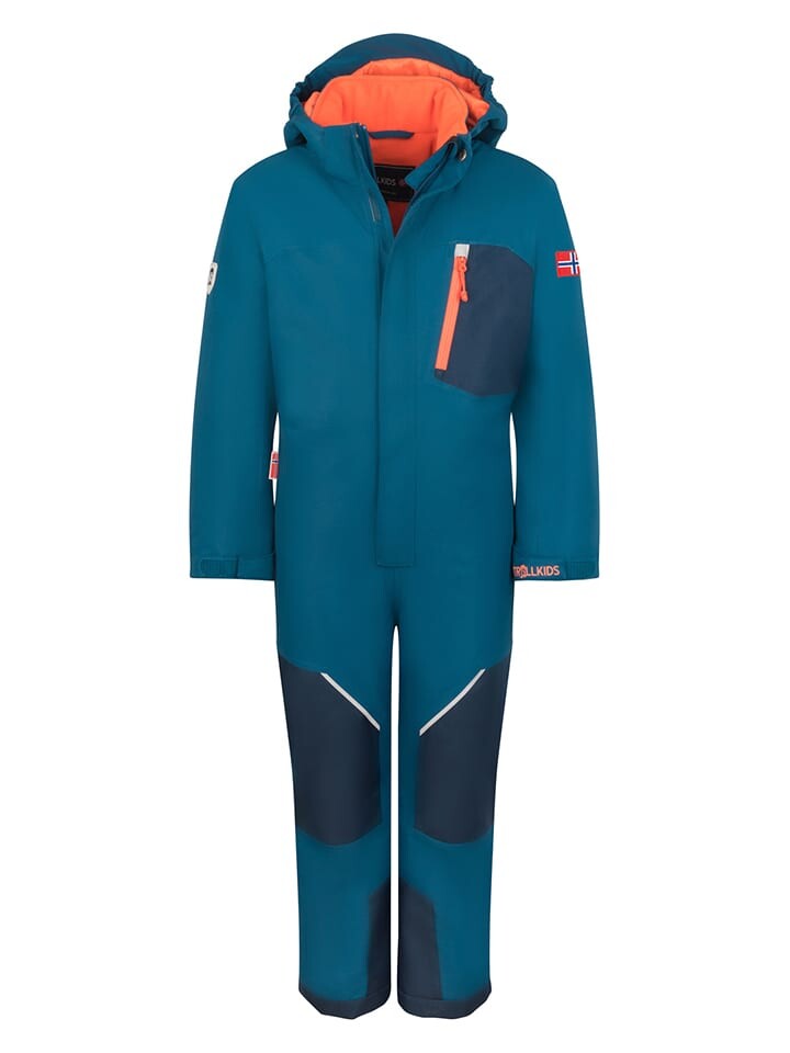 

Лыжные брюки Trollkids Schneeanzug Isfjord, синий