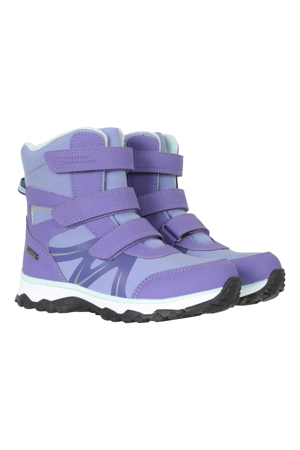Зимние ботинки для мальчиков Slope с водоотталкивающим верхом Mountain Warehouse, мятный
