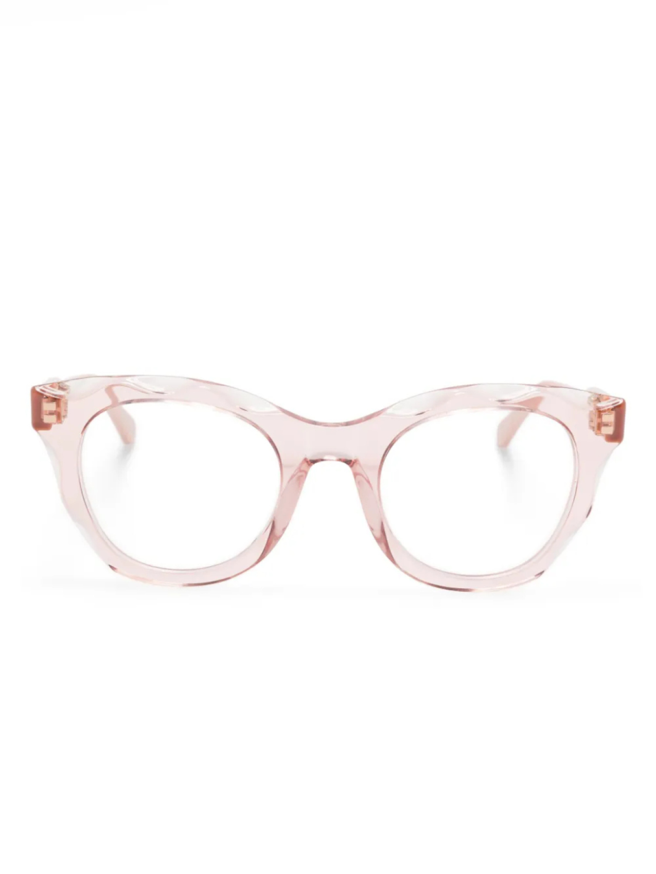 

Очки в овальной оправе Chloé Eyewear, розовый