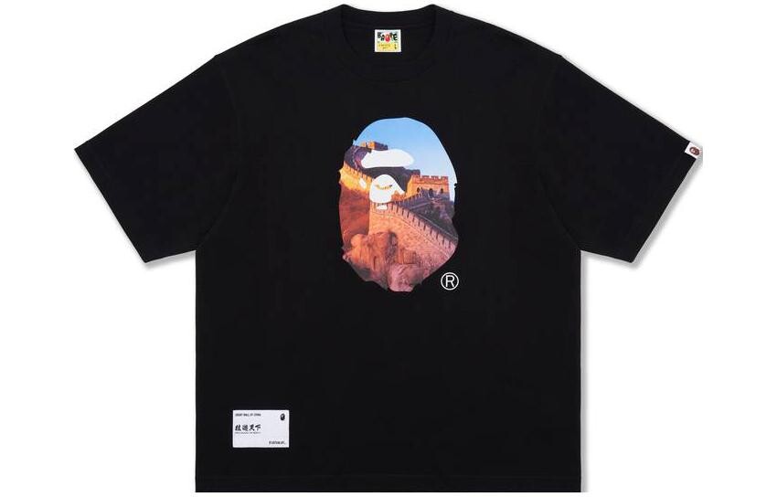 

Футболка Bape Ape World Series для мужчин A Bathing Ape, белый