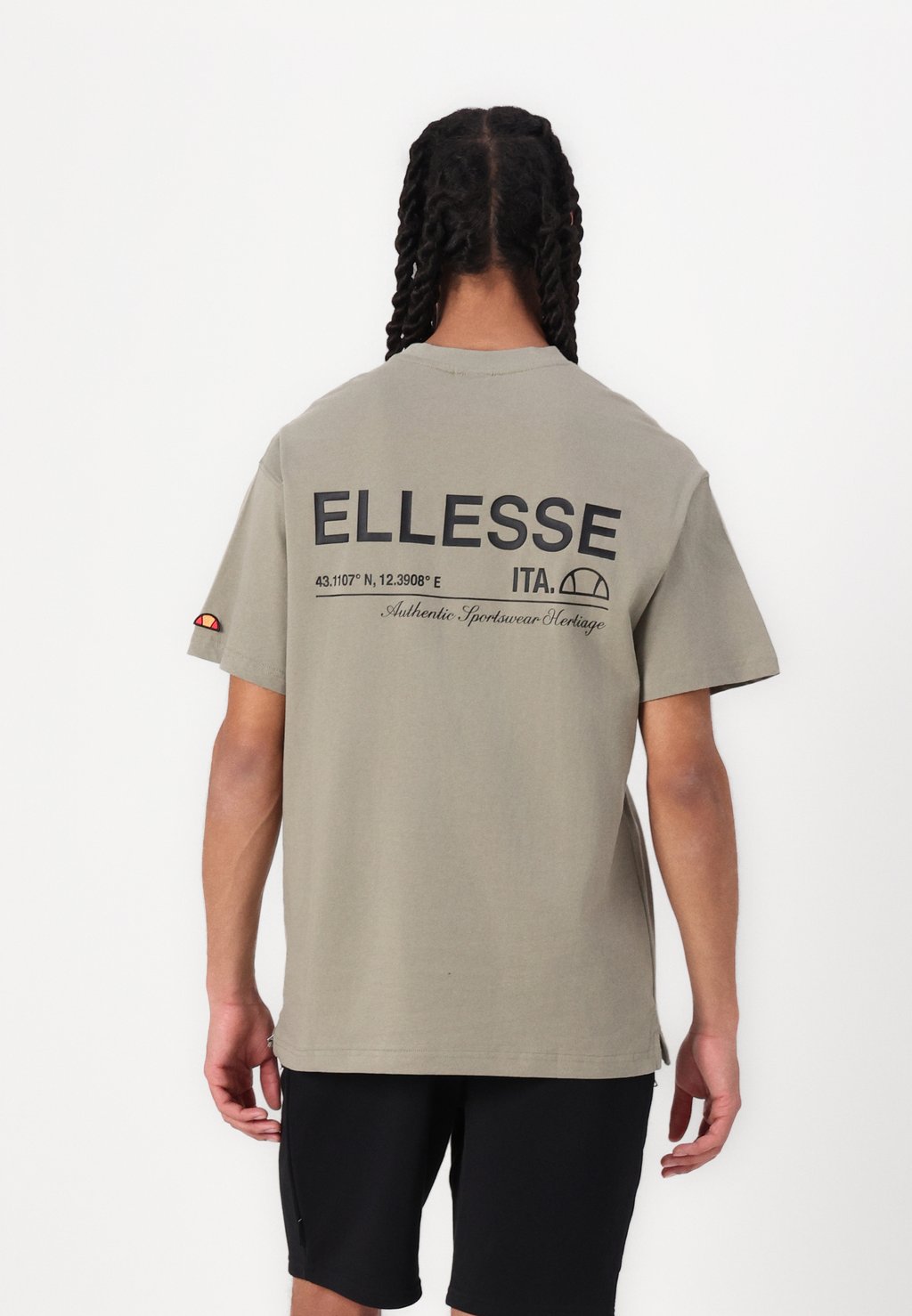 

Футболка с принтом PARETE TEE Ellesse, хаки
