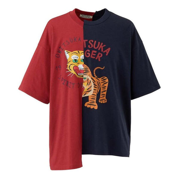 

Футболка graphic t-shirt 'red navy' Onitsuka Tiger, красный