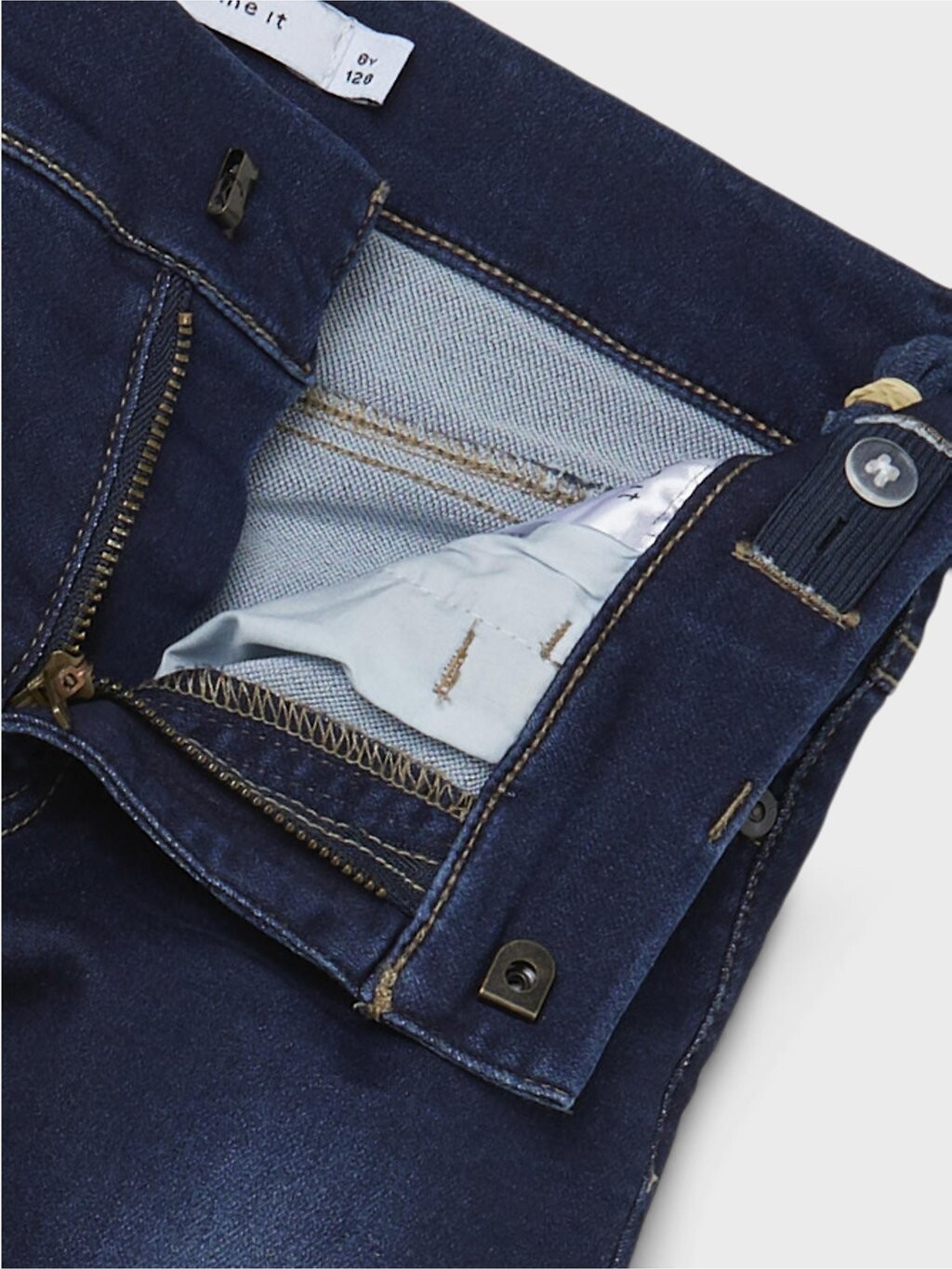 Джинсы приталенного кроя NKMTHEO XSLIM SWE JEANS 3113-TH Name it, цвет dark blue — фото 3