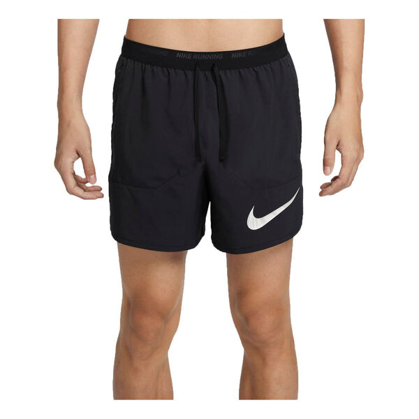 

Шорты flex stride run energy 5inch brief-lined running shorts asia sizing 'black white' Nike, черный