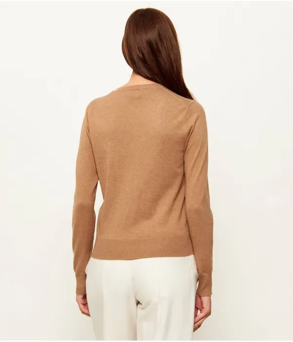 Кардиган regular fit Polo Ralph Lauren, коричневый — фото 3