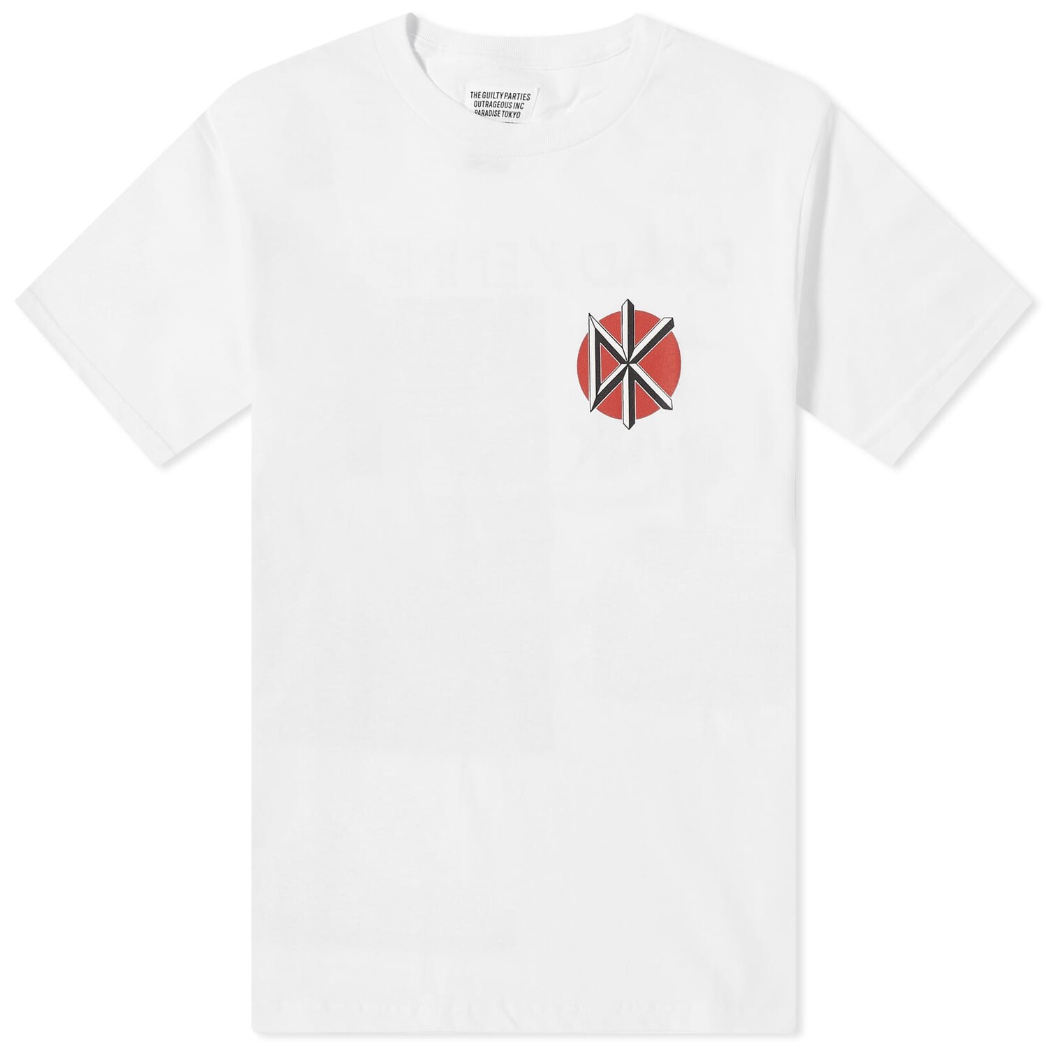 

Футболка Wacko Maria Dead Kennedys Crew Neck, белый