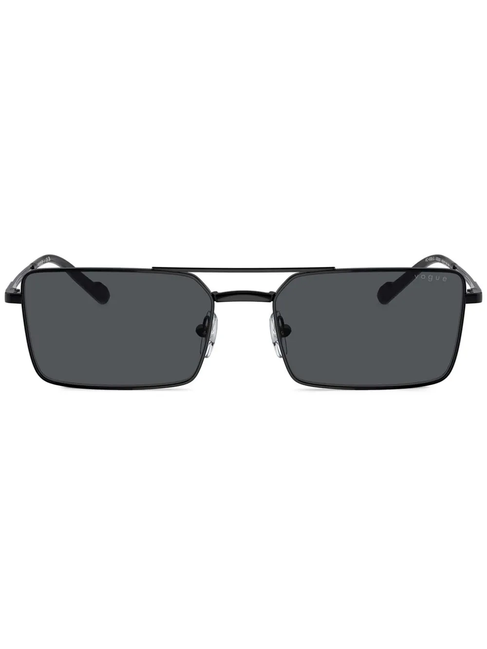 

Солнцезащитные очки в прямоугольной оправе Vogue, черный