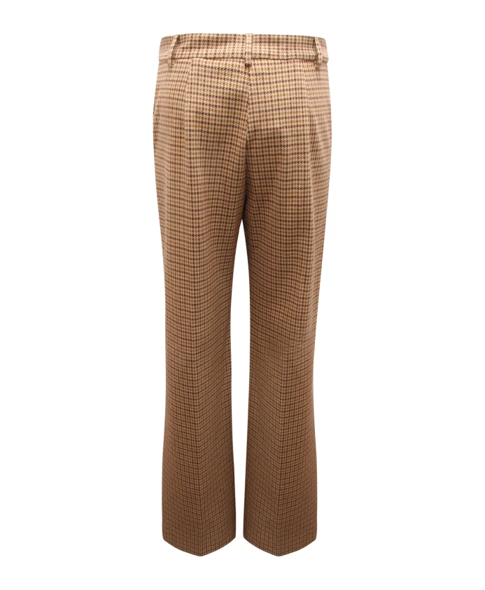 Женские брюки с широкими штанинами Max Mara, бежевый — фото 2